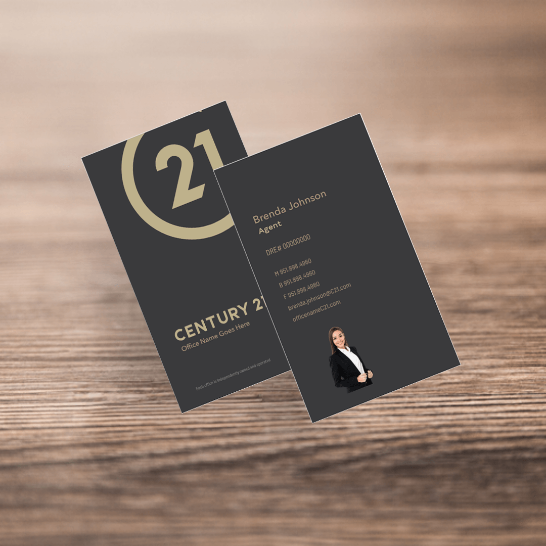 BUSINESS CARD FRONT/BACK #7 - CENTURY 21 - Estate Prints