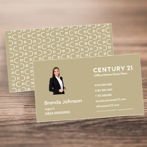 BUSINESS CARD FRONT/BACK #8 - CENTURY 21