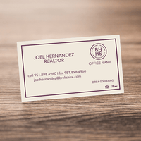 BUSINESS CARD #1 - BERKSHIRE HATHAWAY - Estate Prints