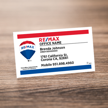 BUSINESS CARD #1 - REMAX