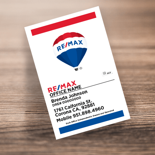 BUSINESS CARD #2 - REMAX - Estate Prints