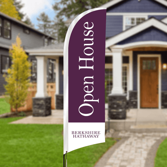 OPEN HOUSE FLAG #1 - BERKSHIRE HATHAWAY - Estate Prints