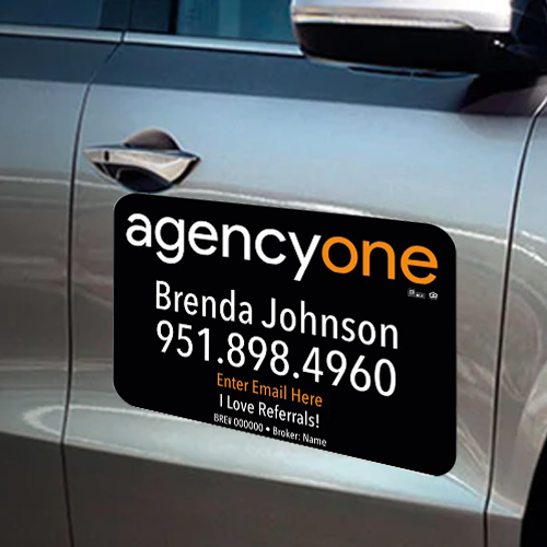 12x18 MAGNET #1 - AGENCY ONE