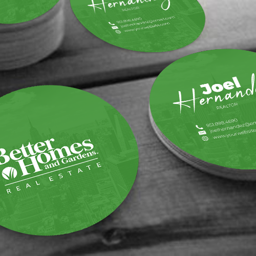 CIRCLE BUSINESS CARD FRONT/BACK #5 - BETTER HOMES & GARDENS