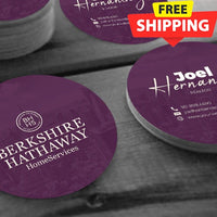 CIRCLE BUSINESS CARD FRONT/BACK #7 - BERKSHIRE HATHAWAY