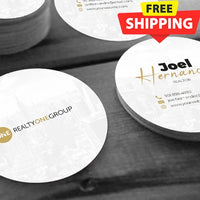 CIRCLE BUSINESS CARD FRONT/BACK #7 - REALTY ONE GROUP