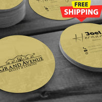 CIRCLE BUSINESS CARD FRONT/BACK #16 - GRAND AVENUE