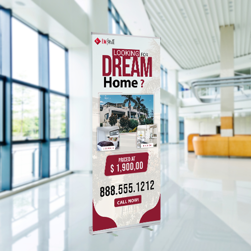 33x81 RETRACTABLE BANNER #1 - Homesmart