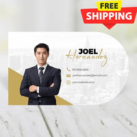 HALF CIRCLE BUSINESS CARD FRONT/BACK #8 - REALTY ONE GROUP