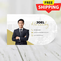 HALF CIRCLE BUSINESS CARD FRONT/BACK #17 - GRAND AVENUE