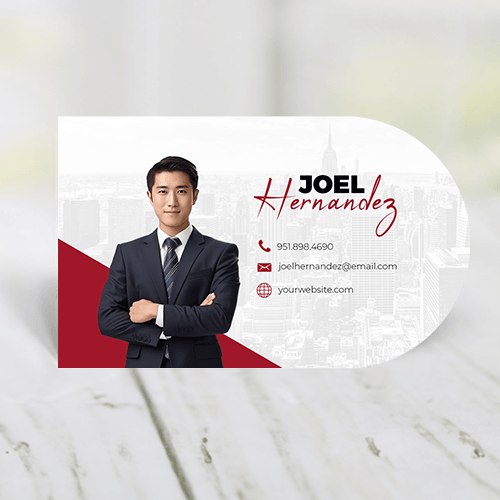 HALF CIRCLE BUSINESS CARD FRONT/BACK #11 - HOMESMART - Estate Prints