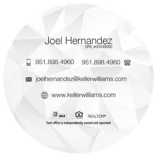 3x3 BUSINESS CARD #1 - KELLER WILLIAMS - Estate Prints