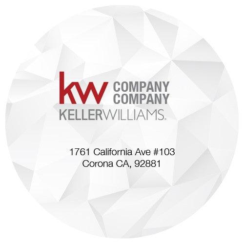 3x3 BUSINESS CARD #1 - KELLER WILLIAMS - Estate Prints