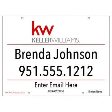 24x32 FOR SALE SIGN #1 - KELLER WILLIAMS - Estate Prints