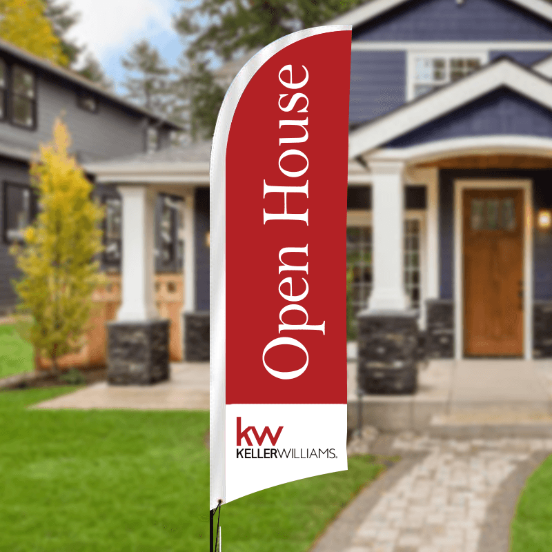 OPEN HOUSE FLAG #1 - KELLER WILLIAMS - Estate Prints