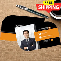 LEAF BUSINESS CARD FRONT/BACK #6 - AGENCY ONE