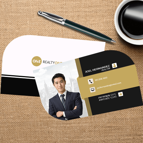 LEAF BUSINESS CARD FRONT/BACK #9 - REALTY ONE GROUP - Estate Prints