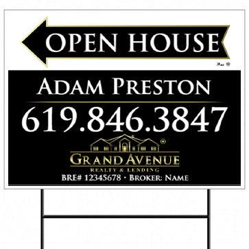 18x24 OPEN HOUSE #1 - Grand Avenue - Estate Prints