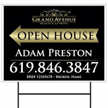 18x24 OPEN HOUSE #2 - Grand Avenue - Estate Prints