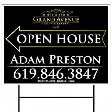 18x24 OPEN HOUSE #4 - Grand Avenue - Estate Prints