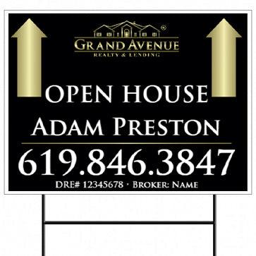 18x24 OPEN HOUSE #7 - Grand Avenue - Estate Prints