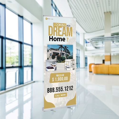 33x81 RETRACTABLE BANNER #1 - ONE REALTY GROUP