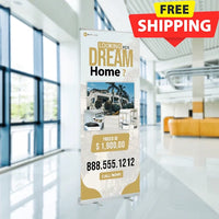 33x81 RETRACTABLE BANNER #1 - ONE REALTY GROUP
