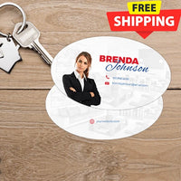 OVAL BUSINESS CARD FRONT/BACK #6 - REMAX