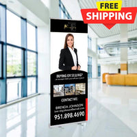 33x81 RETRACTABLE BANNER #1 -TAELER BOND REAL ESTATE CO.
