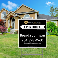 24x24 OPEN HOUSE #1 - REALTY ONE GROUP SINGLE SIDE PRINTS