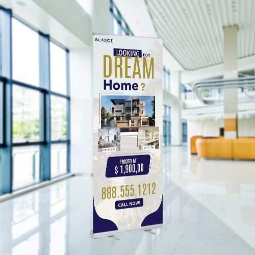 33x81 RETRACTABLE BANNER #1 - Select California Homes - Estate Prints