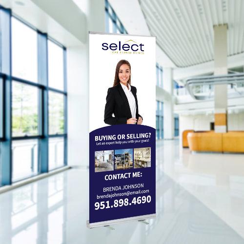 33x81 RETRACTABLE BANNER #2 - Select California Homes - Estate Prints