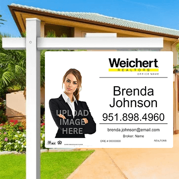 24x32 FOR SALE SIGN #5 - WEICHERT REALTORS - Estate Prints