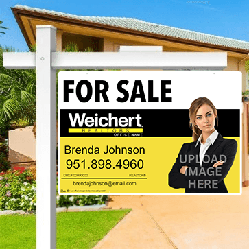 24x36 FOR SALE SIGN #2 - WEICHERT REALTORS - Estate Prints