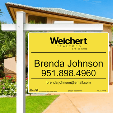 24x32 FOR SALE SIGN #2 - WEICHERT REALTORS - Estate Prints