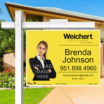 24x32 FOR SALE SIGN #3 - WEICHERT REALTORS - Estate Prints