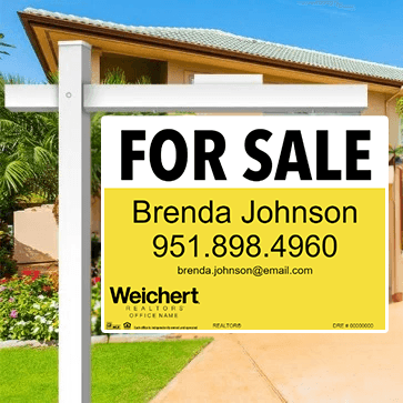 24x32 FOR SALE SIGN #9- WEICHERT REALTORS - Estate Prints