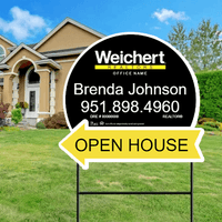 18x24 OPEN HOUSE SIGN #9 - WEICHERT REALTORS - Estate Prints