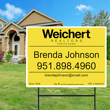 18x24 OPEN HOUSE SIGN #13 - WEICHERT REALTORS - Estate Prints