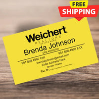3.5x2 BUSINESS CARD #2 - WEICHERT REALTORS
