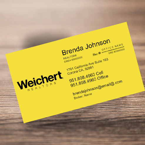 3.5x2 BUSINESS CARD #5 - WEICHERT REALTORS - Estate Prints