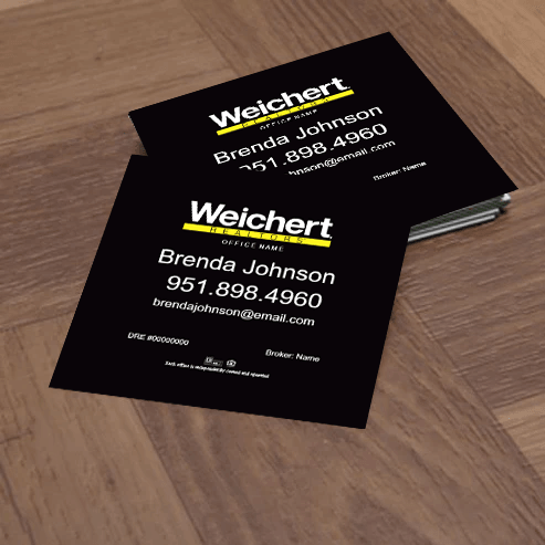 3x3 BUSINESS CARD #1 - WEICHERT REALTORS - Estate Prints