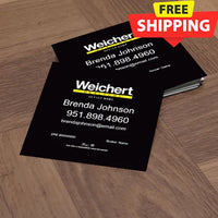3x3 BUSINESS CARD #1 - WEICHERT REALTORS