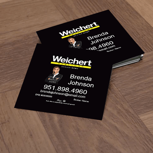 3x3 BUSINESS CARD #2 - WEICHERT REALTORS - Estate Prints