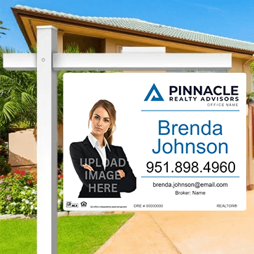 24x32 FOR SALE SIGN #3 - PINNACLE REALTY ADVISORS - Estate Prints