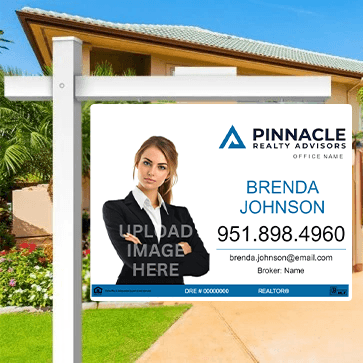 24x32 FOR SALE SIGN #1 - PINNACLE REALTY ADVISORS - Estate Prints