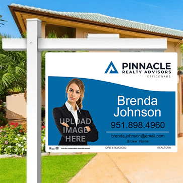 24x32 FOR SALE SIGN #5 - PINNACLE REALTY ADVISORS - Estate Prints