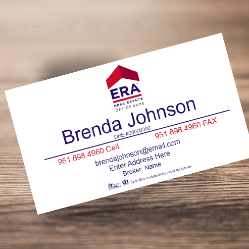 3.5x2 BUSINESS CARD #2 - ERA REAL ESTATE - Estate Prints