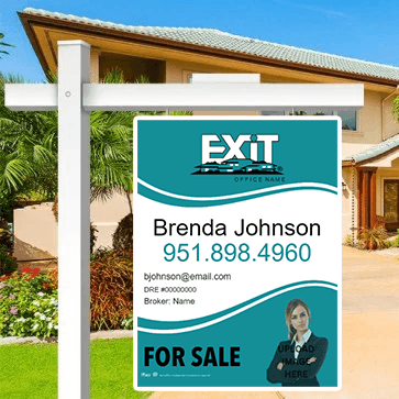 24x32 FOR SALE SIGN #12 - EXIT REALTY - Estate Prints