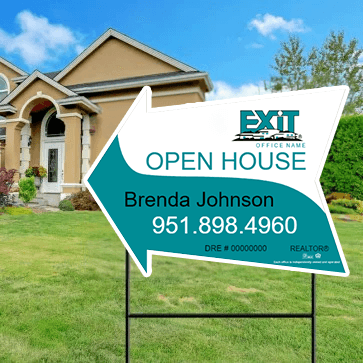 18x24 OPEN HOUSE SIGN #5 - EXIT REALTY - Estate Prints